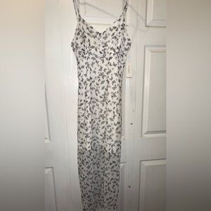 Floral Print Spaghetti Strap Dress